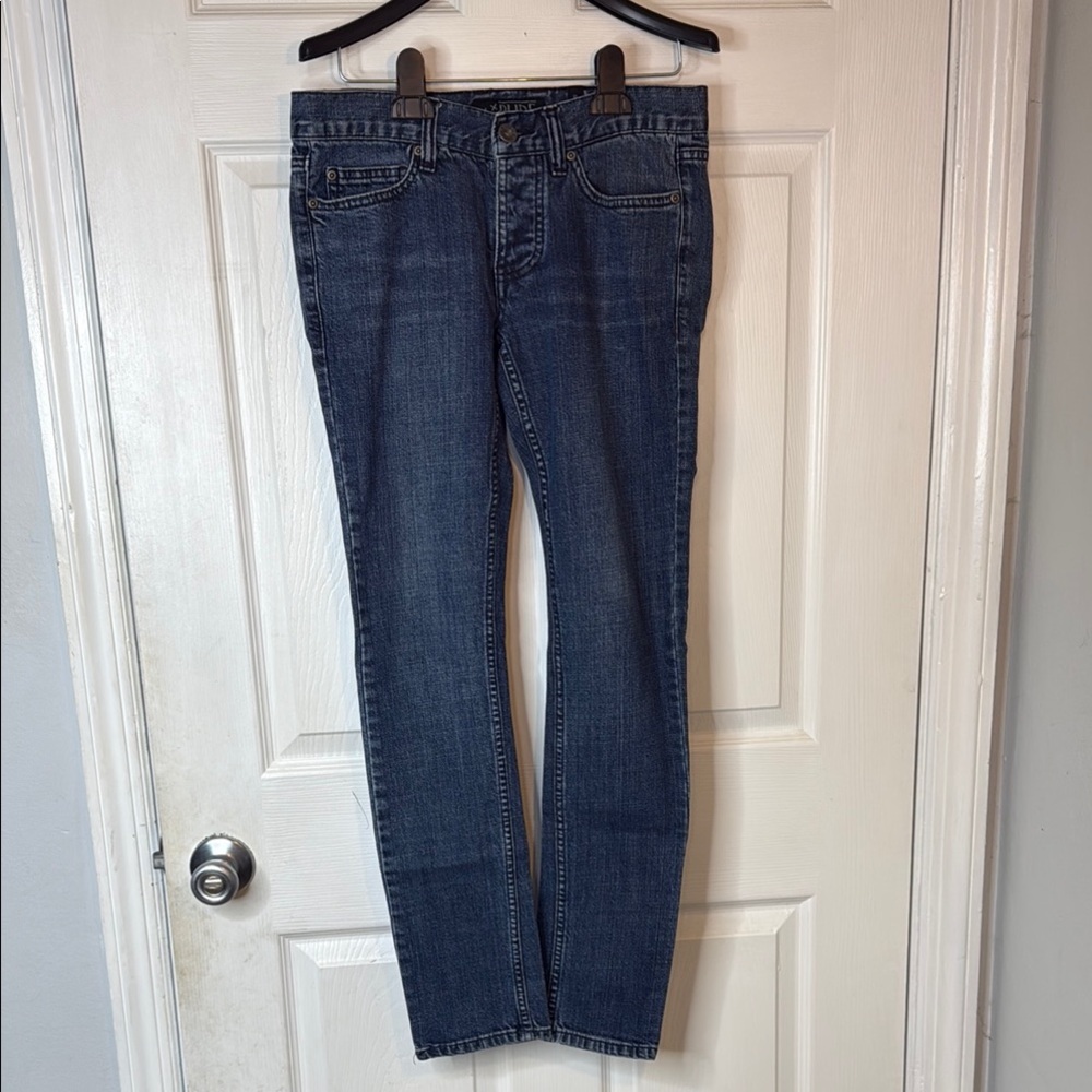RUDE Women's Skinny Jeans - Dark Blue